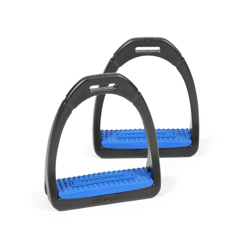 Shires Compositi Premium Profile Stirrup Treads in Royal Blue